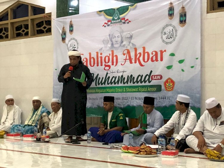 Beri Rasa Aman, Personil Polsek Ende Lakukan Pengamanan Tabligh Akbar di Masjid Al.Rahman Ippi