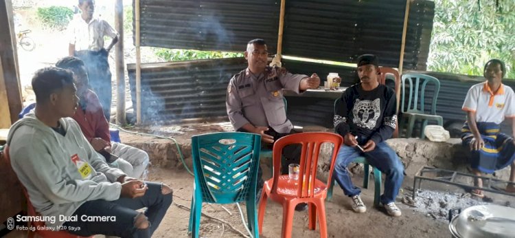 Wakapolsek Detusoko Lakukan Sambang Warga dan Sampaikan Himbauan Kamtibmas