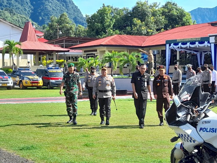 Polres Ende Terjunkan 230 Personil Amankan Natal 2022 dan Tahun Baru 2023