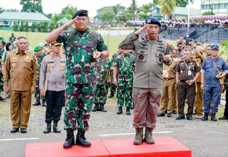 Silaturahmi Bareng Masyarakat di Papua Barat, Kapolri: TNI-Polri Solid dan Siap Kawal Program Pemerintah