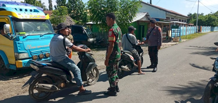 Resahkan Warga, Polsek Maurole Bersama Koramil 1602-04 Maurole Tertibkan Kendaraan Yang Menggunakan Knalpot Racing