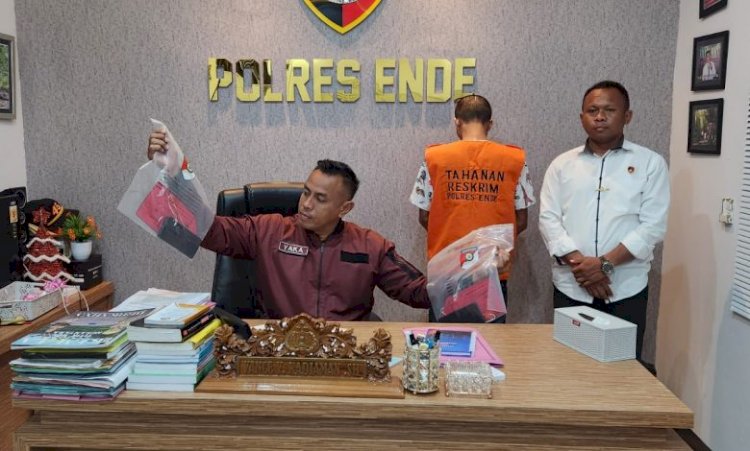 Nekat Sebarkan Foto Bugil Mantan Pacarnya,  Pemuda Ini Diamankan Satreskrim Polres Ende