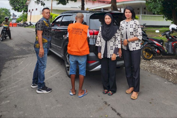 Satreskrim Polres Ende Tangkap YD Warga Kecamatan Maukaro Yang di Duga Berbuat Cabul Terhadap Anak Tirinya