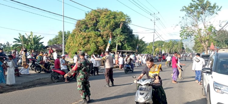 Polres Ende Amankan Pelaksanaan Ibadah Hari Raya Idul Adha 1444 H Di Seluruh Wilayah Kabupaten Ende