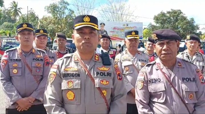 Kapolres TTU Lepas Pendistribusian Bantuan Air Bersih ke 4 Desa