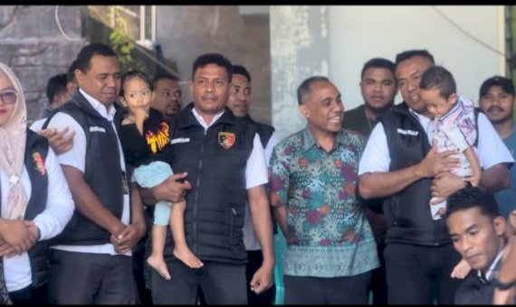 Polri Peduli Anak, Satreskrim Polres Ende Sambangi Pati Asuhan Alma