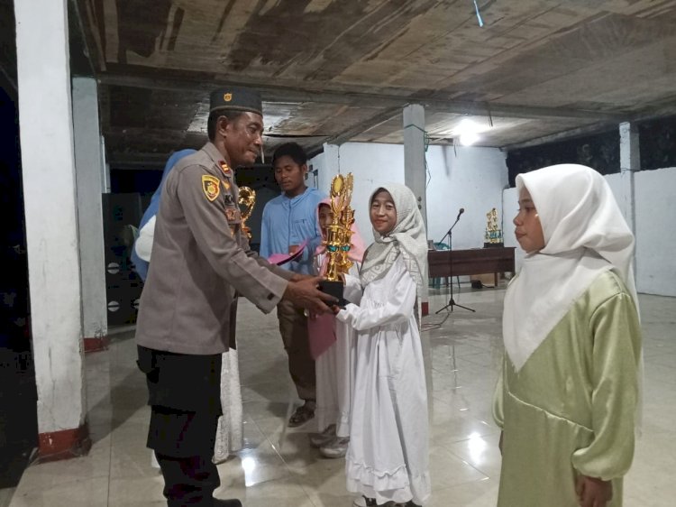 Menyambut Maulid Nabi Muhammad SAW 1445 H, Polsek Pulau Ende Polres Ende Adakan Lomba Qasidah Antar Majelis Ta'lim se - Kecamatan Pulau Ende