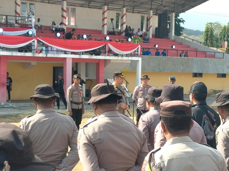 Pembukaan Turnamen Bupati Ende Cup 2023, Polres Ende Libatkan Personil Pengamanan 160 Orang