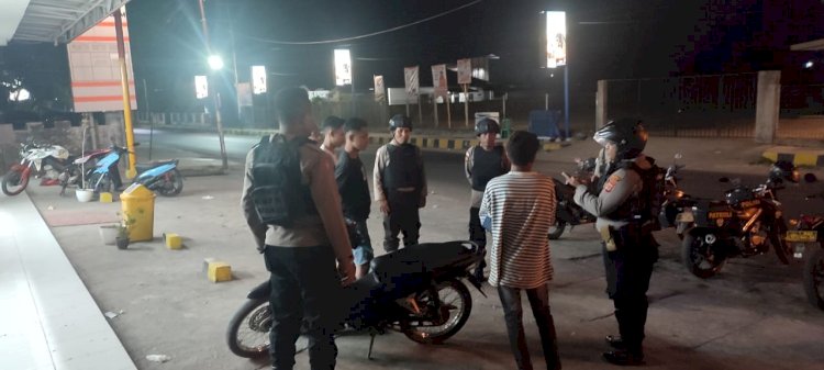 Ciptakan Kantibmas Tetap Aman, Sat Samapta Polres Ende Rutin Laksanakan Patroli Malam