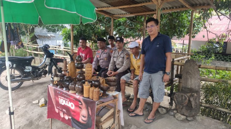 Patroli Sambang Dialogis Kepada Tokoh Masyarakat dan Imbaun Kamtibmas Jelang Pemilu 2024