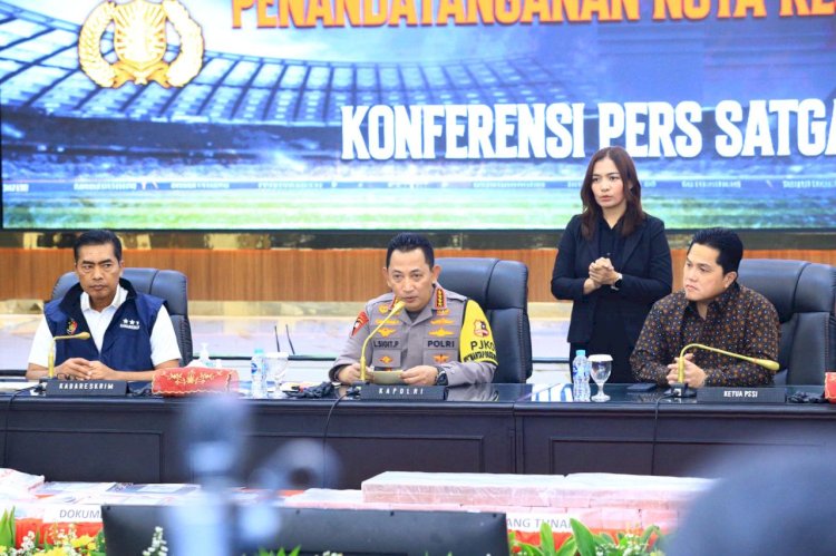 Jadikan Sepak Bola Indonesia Lebih Baik, Polri dan PSSI Sikat Mafia Skor