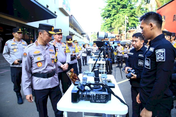 Kadiv Humas Tekankan Beberapa Hal Saat Gelar Apel Kesiapsiagaan Satgas Humas Polri  Pengamanan Nataru