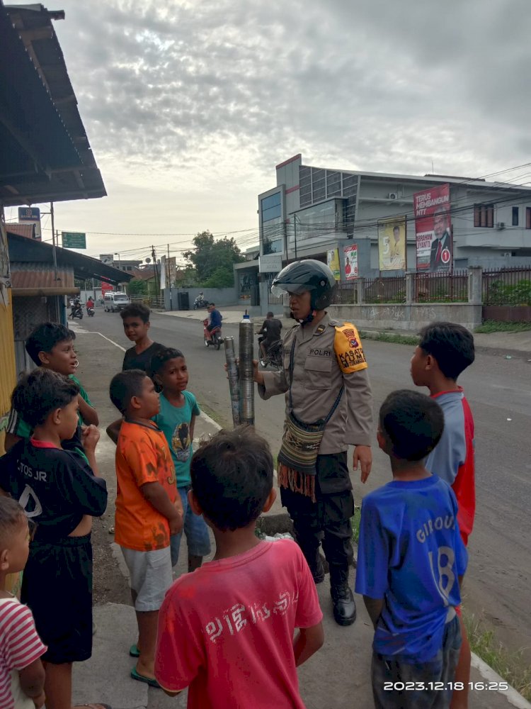 Polres Ende Respon Cepat Keluhan Warga Terkait Meriam Kaleng / Spritus