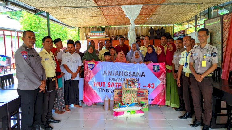 Tabur Bunga dan Anjangsana Meriahkan HUT Satpam ke-43 di Kabupaten Ende