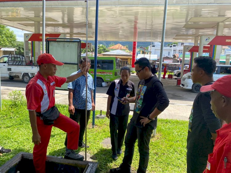 Cegah Praktik Kecurangan BBM, Satreskrim Polres Ende Gandeng Dinas Terkait Lakukan Sidak Tiga SPBU di Ende