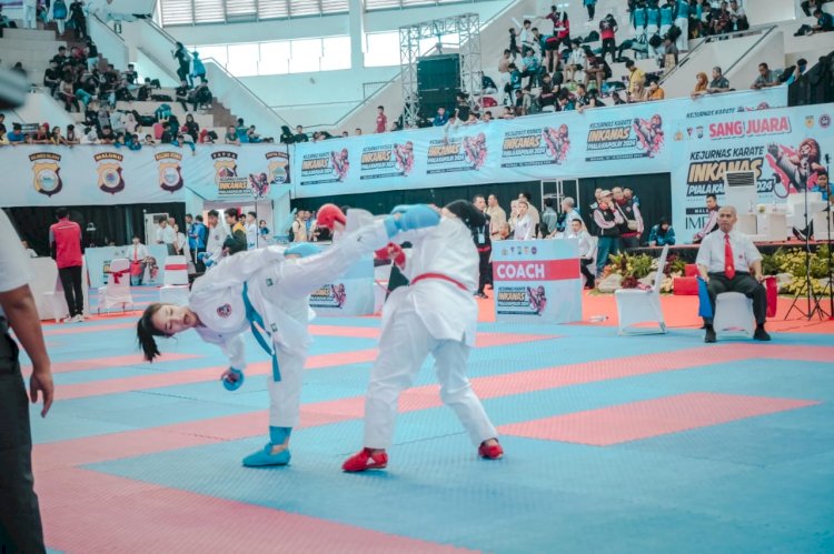 Bripda Jessica, Polwan di Polda Riau Sabet Medali Emas Kejuaraan Karate di Malaysia