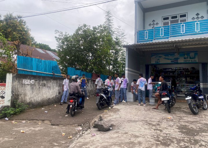 Respon Cepat Aduan Warga, Polres Ende Tertibkan Konvoi Pelajar Rayakan Kelulusan Yang Melanggar Aturan