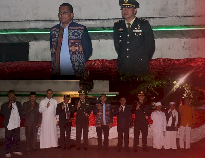 Kapolres Ende Menjadi Pimpinan Acara Malam Renungan Hari Lahir Pancasila di Taman Renungan Bung Karno