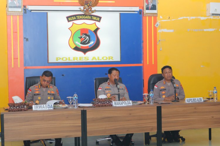 Wakapolda NTT Pimpin Asistensi di Polres Alor, Soroti Disiplin Personel dan Pencegahan Konflik Horisontal