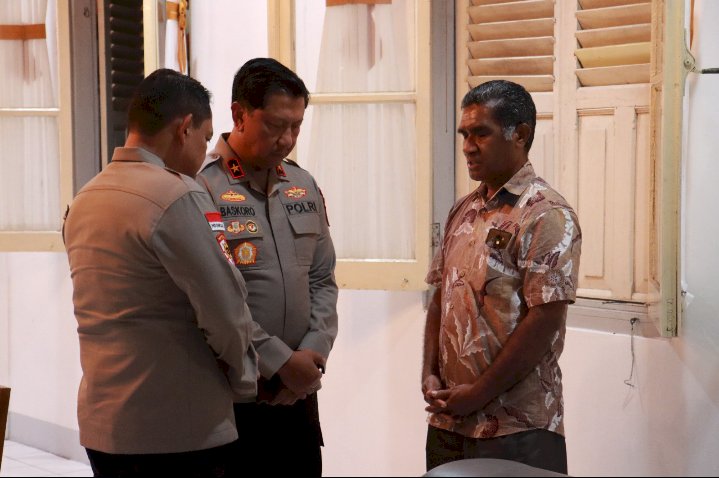 Wakapolda NTT Laksanakan Silaturahmi ke Keuskupan Agung Ende, Mohon Doa serta Dukungan Untuk Kebaikan, Keselamatan dan Keamanan