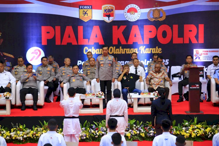 Kabareskrim Buka Kejuaraan Karate Piala Kapolri 2025 Dikuti 284 Atlet