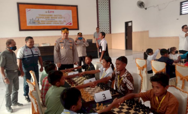 Polres Ende Polda NTT Gelar Turnamen Catur Kapolres Ende Cup II Sambut Hari Bhayangkara ke-79