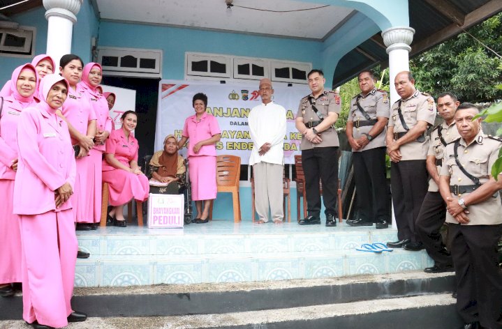 Sambut Hari Bhayangkara ke-79, Polres Ende Polda NTT Gelar Kegiatan Anjangsana