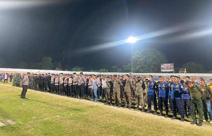 Polres Ende Perketat Pengamanan Putaran Final Turnamen Sepak Bola Bupati Ende Cup 2025