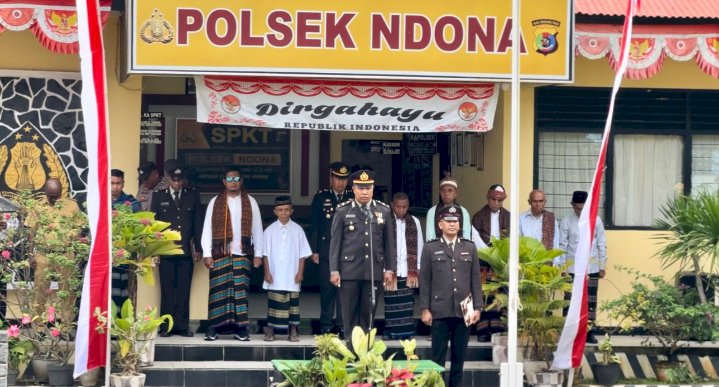 Polres Ende Polda NTT Gelar Upacara Hari Kemerdekaan RI ke-80 hingga Tingkat Kecamatan