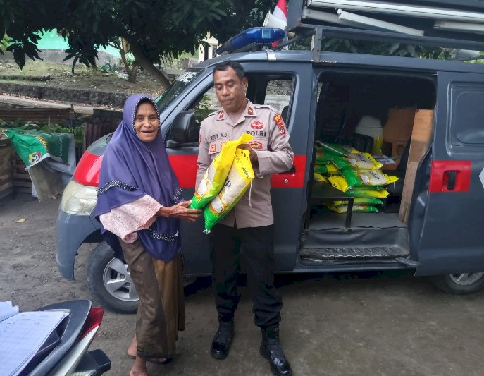 Polres Ende Kembali Salurkan Beras Murah, Total 70 Ton Telah Disalurkan