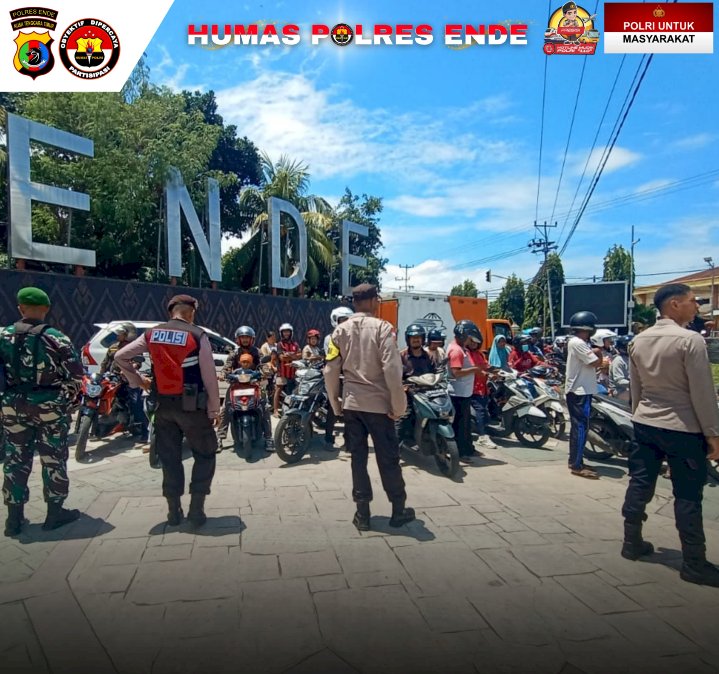 Tour De Entete Etape 7 Berjalan Aman, Kapolres Ende Apresiasi Semua Pihak