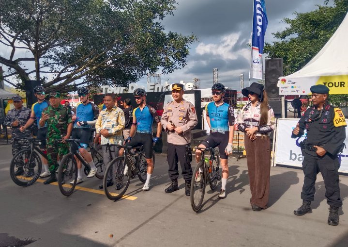 Kapolres Ende Pastikan Tour De Entete 2025 Stage 8 Berjalan Aman, Tegaskan Polri Siap Amankan Event Internasional