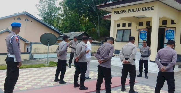 Apel Jam Pimpinan, Kapolsek Pulau Ende Ingatkan Commander Wish Kapolda NTT
