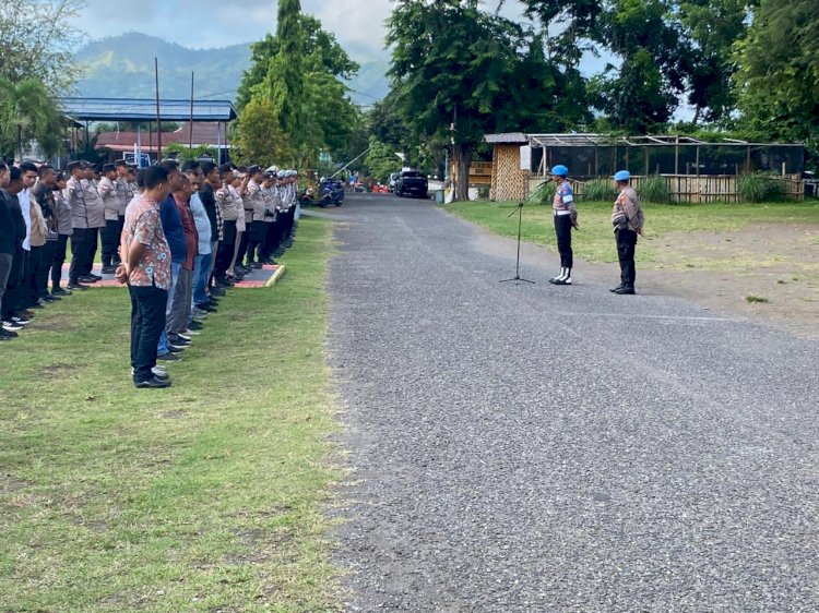 Propam Polda NTT Tegakan Disiplin dalam Kegiatan Gaktiblin Personel Polres Ende