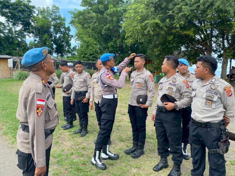 Bidpropam Polda NTT Tegakan Disiplin dalam Kegiatan Ops Gaktiblin di Polres Ende