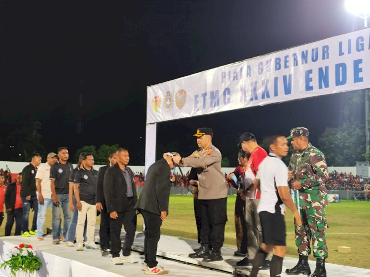 Polres Ende Sukses Amankan Pesta Sepakbola El Tari Memorial Cup 2025 dari Awal dan Akhir Turnamen