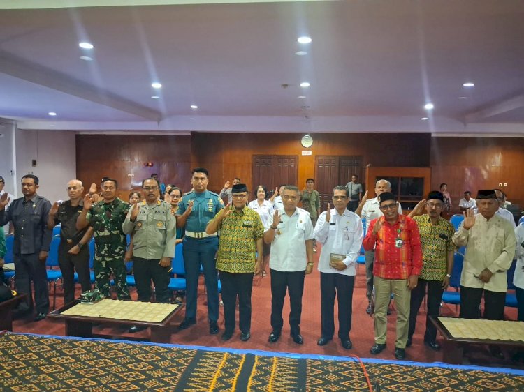 Kabag Ren Polres Ende Hadiri Sosialisasi Tugas dan Fungsi FKUB Bersama Mitra Strategis Kabupaten Ende