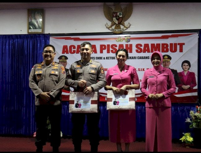 Dua Setengah Tahun Jadi Kapolres Ende, AKBP Ngurah Joni Berpamitan Saat Acara Pisah Sambut Bersama Forkopimda