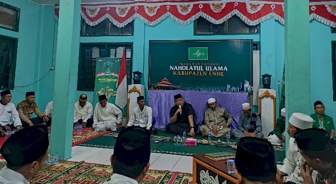 Kapolres Ende Hadiri Istighotsah dan Sholawat Bersama Majelis Dzikir Rijalul Anshor