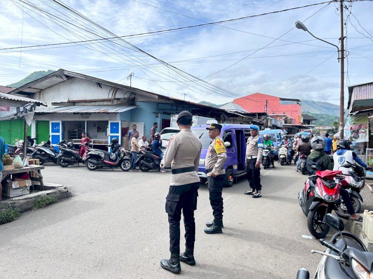 Jaga Kondusivitas Tetap Aman, Tim UKL 1 KRYD Polres Ende Patroli Titik Vital hingga Pusat Keramaian