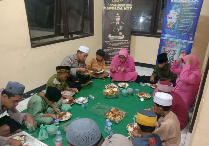 Polsek Pulau Ende dan Bhayangkari Gelar Buka Puasa Bersama serta Santunan kepada Anak Yatim / Piatu