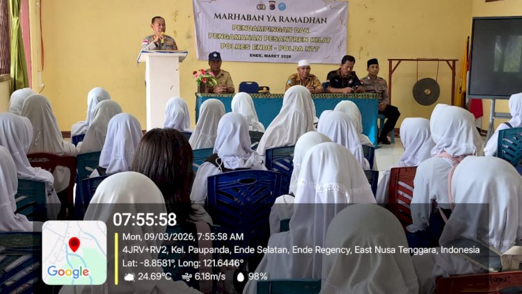 Polres Ende Gelar Pesantren Kilat di SMPN 1 Ende Selatan: Perkuat Iman, Bentengi Remaja dari Narkoba