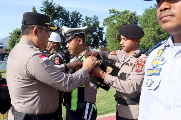 Wujudkan Mudik Aman,  Polres Ende Melaksanakan Gelar Pasukan Operasi Ketupat Turangga 2026