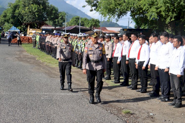 Amankan Paskah 2026, Polres Ende Gelar Pasukan Operasi Semana Santa Turangga 2026, Sinergi Tanpa Batas