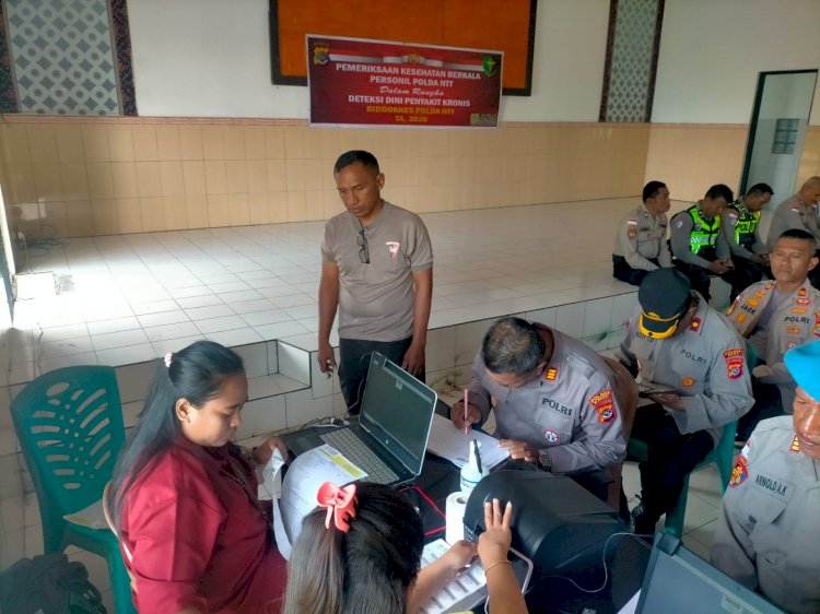 Pastikan Personel Tetap Prima, Polres Ende Gelar Pemeriksaan Kesehatan Berkala 2026