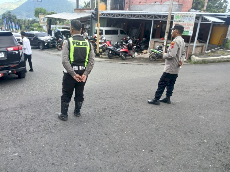 Kawal RUPS Bank NTT di Ende, Polres Ende Pastikan Agenda Strategis Kepala Daerah se-NTT Berjalan Kondusif