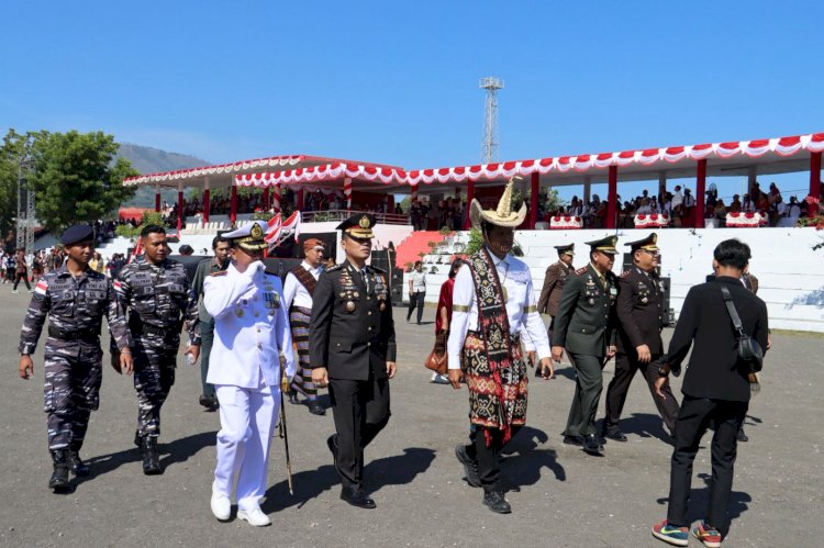 Karo SDM Polda NTT Hadiri Upacara Hari Lahir Pancasila 2026 di Kota Ende