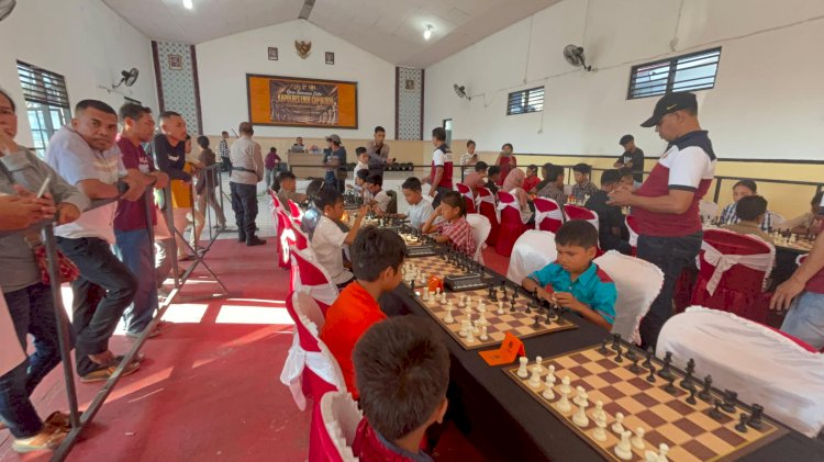 Sambut Hari Bhayangkara ke-80, Turnamen Catur Kapolres Ende Cup III Resmi Digelar