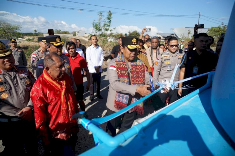 Kapolda NTT Resmikan 6 Titik Sumur Bor dan Salurkan Bantuan Sosial di Kota Kupang, Wujud Nyata 