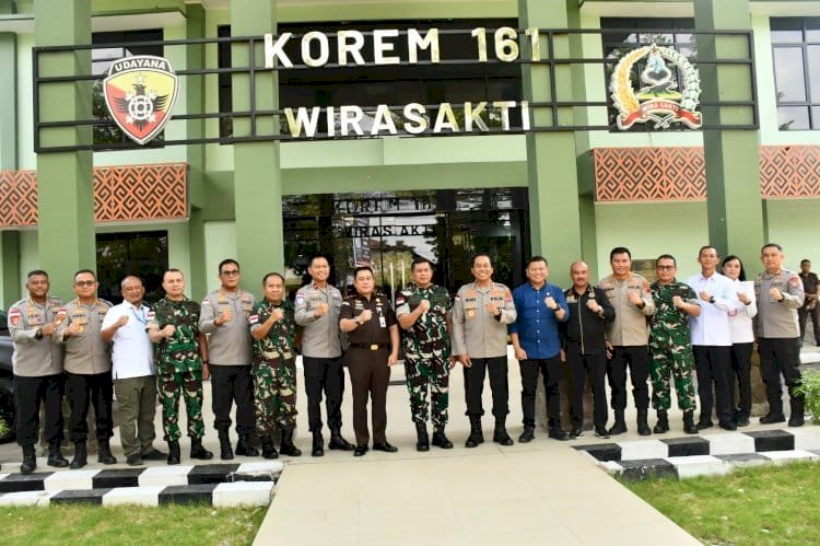 Perkuat Soliditas TNI, Polri dan Kejaksaan, Kapolda NTT Gelar Silaturahmi Bersama Danrem 161/Wirasakti dan Kejati NTT